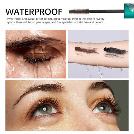 Waterproof Mascara Lash Curling Thick Lengthening Volumizing Eyelash Extension Long-Wearing Sweat-proof Black Mascara Eye Makeup