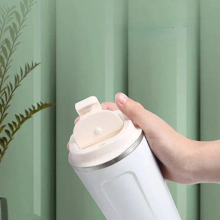 380/510ML Travel Stainless Steel Coffee Cup Thermal Mug Leak-Proof Thermos Bottle Tea Coffee Mug Vacuum Flask Insulated Cups Hot