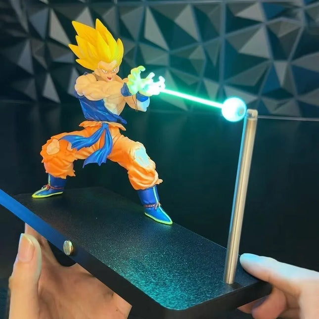 DRAGON BALL Son Goku Kamehameha Night Lamp Desktop Decoration Model Night Anime Peripherals Children's Toys Birthday Gift