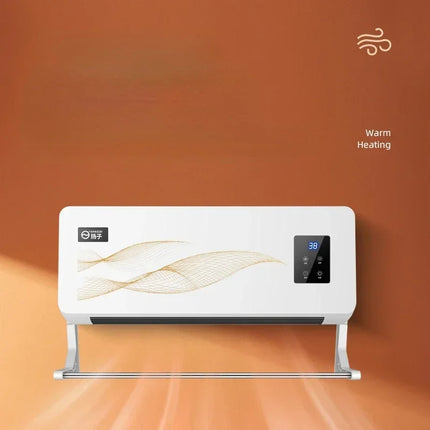 Multifunctional Wall Electric Heaters Ceramic Heating Fan Heater Mobile Intelligent Remote Control Electric Warmers In Bathroom