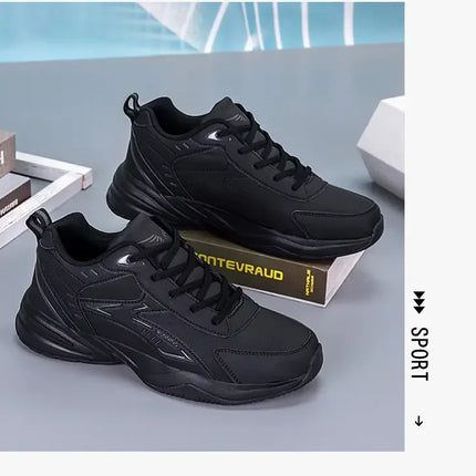 Chunky Sneaker for Men Thick Sole Versatile 2025 New Trend Mesh Lace Up Breathable Casual Sports Shoes Increased Soft Soles