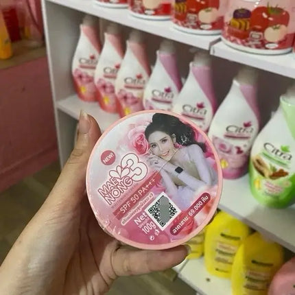 Kem Body duong trang da Mae Nong trang  Skin Whitening Brightening Cream Nourishing, Fast Visible Results, Smooth Glowing Skin