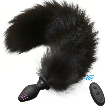 Prostate Massager Female Masturbator Anal Masturbating Anal Plug Sexy Fox Tail Vaginal Plug Dildo Masturbation Anal