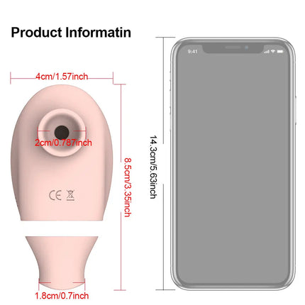 2 In 1 Clit Sucker Nipples Vibrator Clitoris Stimulator for Women Sucking Tongue Licking Female Masturbator Sex Toy for Women
