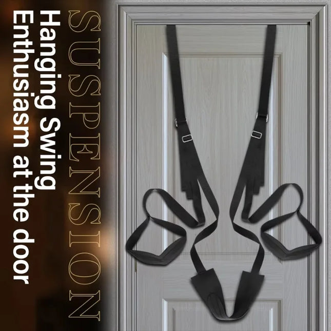 Couple Sex Sling BDSM Door Sex Swing Chair Seat Bondage Restraints Adjustable Detachable Seat Sexual Stimulation Adult Sex Toys