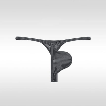 Men's Underwear Ice Silk Satin T Pants Low Waist Comfort Seamless Thongs