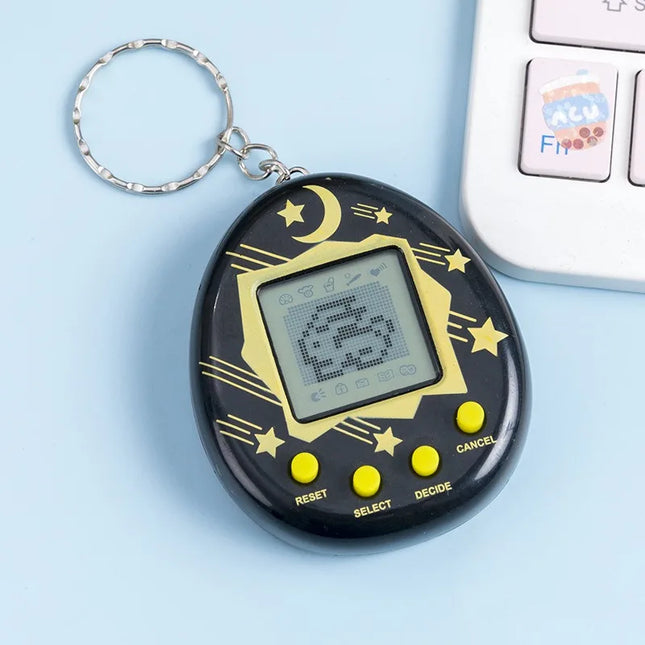 2026 New Cross-Border Electronic Pet Machine Virtual Retro Handheld Game Keychain Children's Toy Gift Luminous Toys