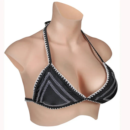 KUMIHO 7TH GEN Bloodshot Silicone Breast Forms No Oil Fake Boob for Crossdressing Sissy Drag Queen Shemale Transgender Cosplay