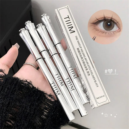 Waterproof Wild Eyebrow Pen 2/4 Separated Head Natural Brow Makeup Quick-Drying Creation of Ultra-Fine Lasting Liquid Eyebrow