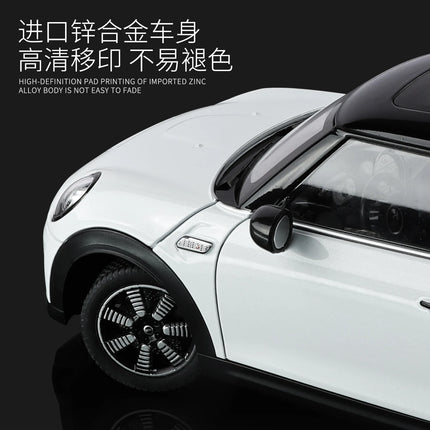1:18 BMW Mini Cooper S Alloy Metal Diecast Model Car Home Trendy Ornaments & Computer Desktop Decoration High Simulation Vehicle