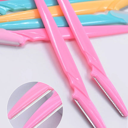 10/30/40Pcs Eyebrow Razor Facial Razor for Women Multipurpose Exfoliating Dermaplaning Tools with Precision Cover Safety Beauty