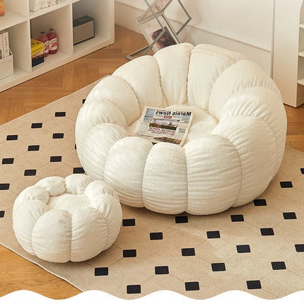 Lazy Sofa Sofa Chair balcony Leisure sleep Sofa living room sofas Modern easy chair small Sofa with Stool Bedroom Furniture