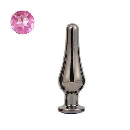 Gun Color Stainless Steel Anal Plug Dildo Sex Toys Products 3 Sizes Butt Plug For Women Sex Adult Game Prostate Massager