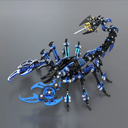 3D Metal Puzzle for Adults, Mechanical Scorpion Insect Model Kit, DIY Metal Building Puzzle Set, Assembly Toy Gift for Men Boys