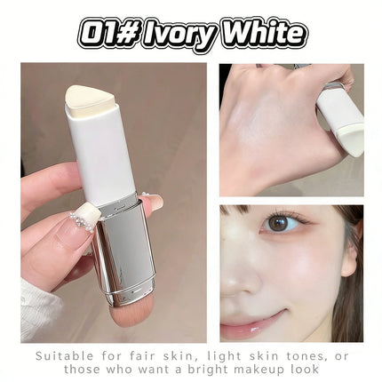 Dual-ended Foundation Stick Natural Matte Ivory White Natural Color Foundation Stick Even Out Skin Tone Provides Spot Foundation
