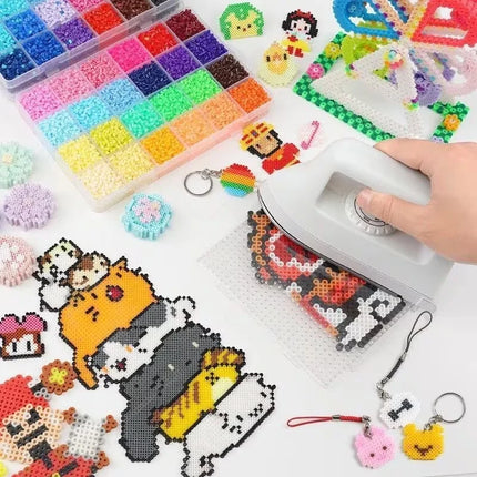 2.6mm Hama Beads Box Educational Ironing Beads 3D Puzzle Fuse Beads DIY Toy Brinquedo for Creative Learning