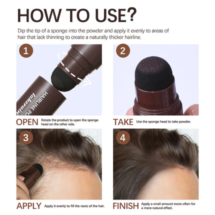 Hairline Powder Waterproof And Anti-Sweat Filling Artefact Repair Seam Finishing Cover Powder Shade Natural Toning Powder