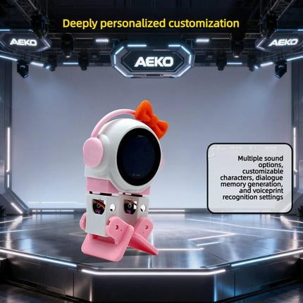 AI AEKO With camera Robot ESP32-S3 Main Control 1.54inches Screen Intelligent Interactive Robot Voiceprint Recognition Companion
