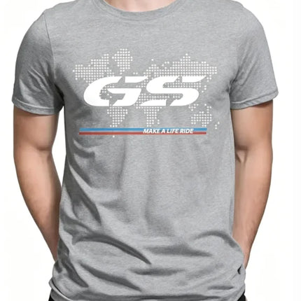 Summer New Cotton for 1250 GS Exclusive for BMW Fans Motorrad R1250GS Motorcycle T Shirt Men Hip Hop Streetwear Unisex Tops Soft