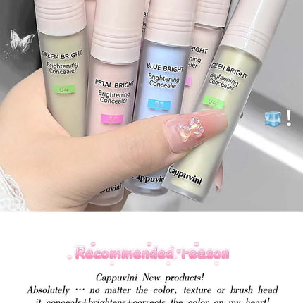 Liquid Brighten Concealer Stick Face Shadow Matte Powder Highlight Contour 3D Nose Shadow Cover Spots Dark Circles Makeup
