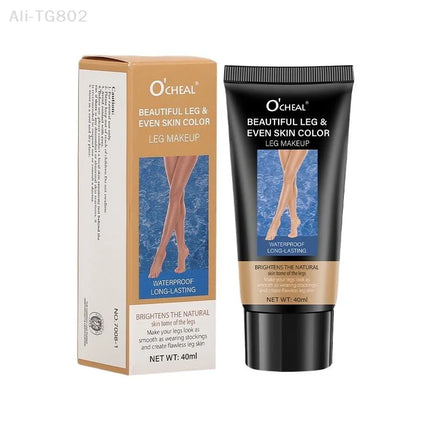 1Pc Waterproof Leg Makeup Lotion Even Skin Tone Body Foundation for Tattoo Cover up Lasting Body Tanning Solution