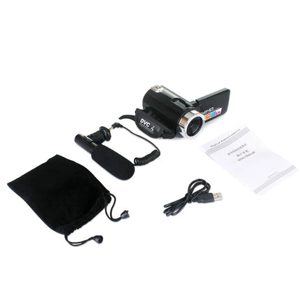 2024 Classic 24MP Camcorder Digital Video Camera 3 Inch LCD Screen 18x Digital Zoom Camera D08A HD Digital Video Camera
