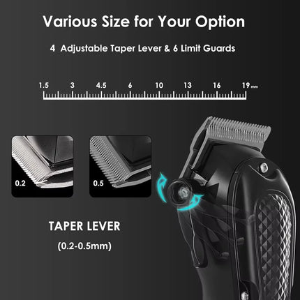 Kemei Professional Hair Clipper for Men KM-1071 KM-2299 Cordless Hair Clipper Men's Beard Trimmer Electric Haircut Beauty Kit
