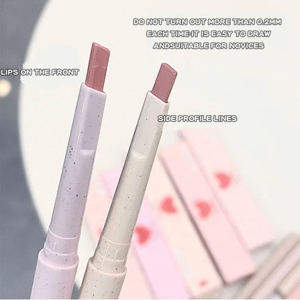 Nude Lip Liner Gege Bear Matte Velvet Lip Liner Pencil Long-lasting Waterproof Draw Lip Line Pen