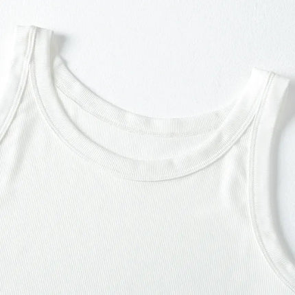 1/3 Piece Four Seasons Thin Solid Color Camisole for Young Women Plus Size Comfortable and Sexy T-shirt Shirt Casual