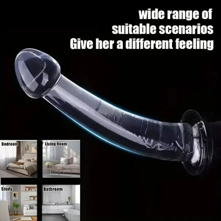 Strap on Dildo Panties Wearable Massager Penis Penetration Suction Cup Anal Toy for G-spot Stimulation for Lesbians and Couples