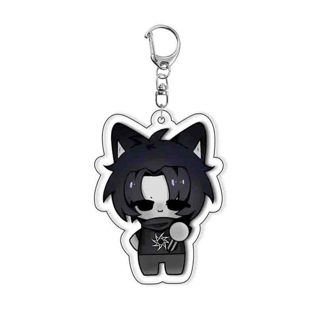 Game Forsaken Cosplay Keychain Unisex Kawaii Acrylic Pendant Keyring Key Chain Bag Accessories Decoration Ornament Props