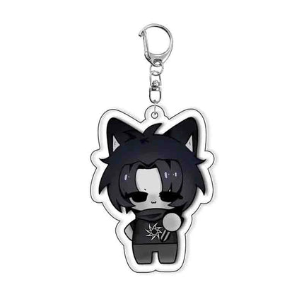 Game Forsaken Cosplay Keychain Unisex Kawaii Acrylic Pendant Keyring Key Chain Bag Accessories Decoration Ornament Props