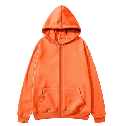2025 Fashion Casual Black Grey Blue Zipper Hoodie Hip Hop Street Sweatshirt Skateboarding Men/Women Hoodie Men's Hoodie