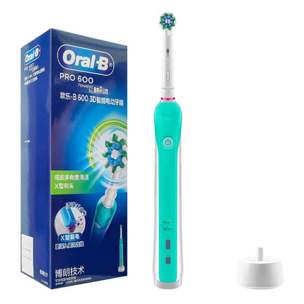 Oral-B Pro600 D16 3D Rechargeable Electric Toothbrush Adult Teeth Cleaning 2 mins Timer
