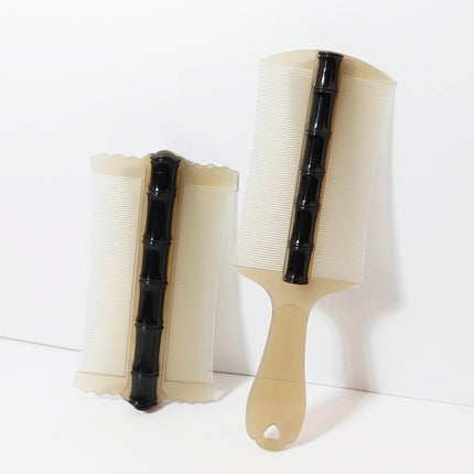 2 pieces of dandruff comb, lice comb, hair comb double-sided fine tooth comb, adult or pet comb, special for real hair wigs