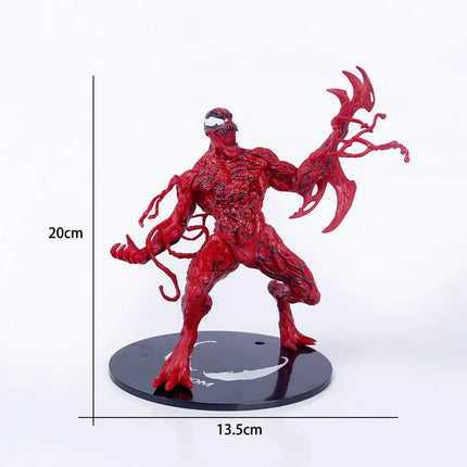 2024 Latest Venom Solid PVC Lying Position Venom Villain Alliance Spider Man Anime Handmade Model Decoration Doll