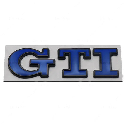 Metal GTI Logo Car Rear Trunk Emblem Side Sticker for Volkswagen VW Golf 4 5 6 7 8 Polo Jetta Tiguan Passat T-Roc MK2 MK5 MK7