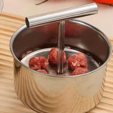 Meatball Making Set 6/12 Hole Press Meatball Maker Stainless Steel Meatball Maker Multifunctional Meat Maker Mold  Kitchen Tools
