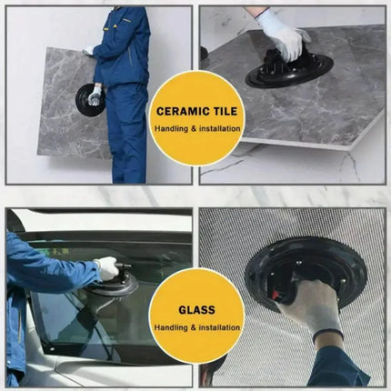 8 Inch Vacuum Suction Cup Glass Sucker 200/250kg Loading Capacity Heavy Duty Vacuum Industry Spreader to Tile Windshield Window