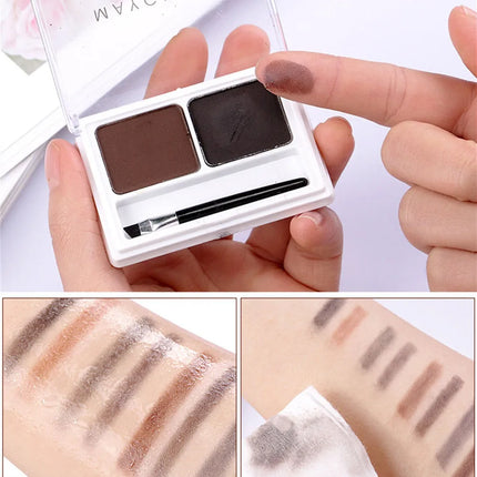 Lazy Eyebrow Powder Palette Kit 3D Thrush Natural Eyebrow Enhancers High Color Rendering Waterproof Lasting Eyes Makeup Cosmetic