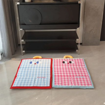 Creative Waterproof Pet Ice Mat Foldable Soft Cooling Mat Breathable Machine Washable Cooling Ice Nest Hot Weather