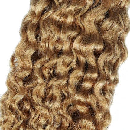 Phashion Burmese Curly 1/3 Bundles #27 Color Wavy Raw Virgin Hair Weave Extensions Bouncy Curly 100% Human Hair For Women Deals