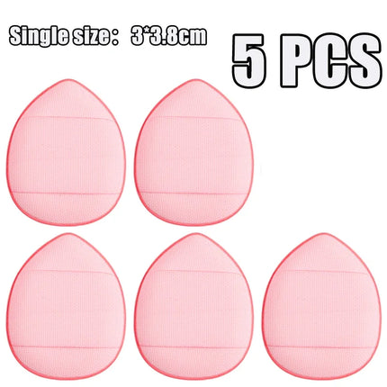 150pcs Mini Finger Puff Foundation Small Air Cushion Powder Sponge Face Concealer BB CC Cream Cosmetic Applicator Makeup Tools