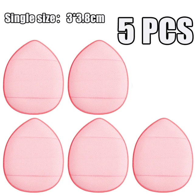 150pcs Mini Finger Puff Foundation Small Air Cushion Powder Sponge Face Concealer BB CC Cream Cosmetic Applicator Makeup Tools