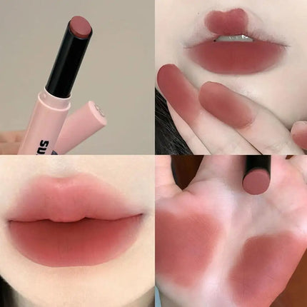 Pearlescent Pink Glitter Solid Lip Gloss Moisturizing Nourishing Water-gloss Crystal Mirror Glass Lip Tint Lipstick Pen Makeup