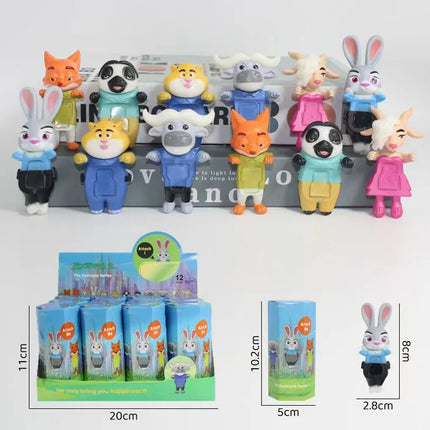 Hot Cartoon Angel Blind Box Zootopia Doll Figuren Unboxing Fun Car Interior Decoration Ornament Birthday Christmas Doll Gift
