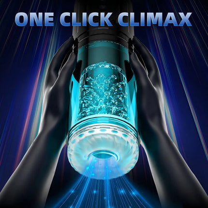 High Speed Automatic Thrusting Rotating Piston Stroker Masturbator Telescopic Vagina Blowjob Masturbation Sex Toys for Men 18