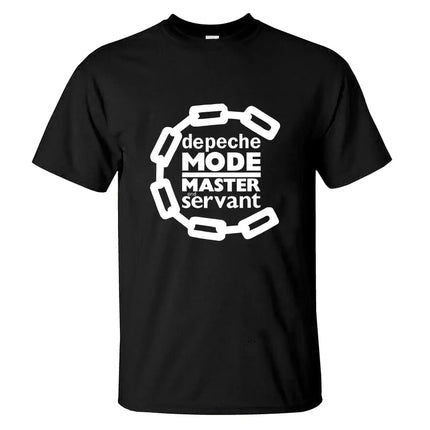 Hip Pop Amazing Rose Tops Black By Depeche Mode Print Cotton Sports T-shirt Casual Oversized Casual Graphic Streetwear Unisex