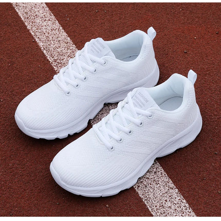 New Sneakers Women Casual Shoes Fashion Breathable Walking Mesh Flat Shoes Women 2024 Tenis Feminino White Ladies sports Shoes