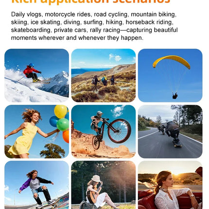 4K Ultra HD Action Camera 330° Face Tracking Gimbal Stabilizer 1.72 Inch Touch Screen 64MP Pocket Digital Camera WiFi Sports Cam